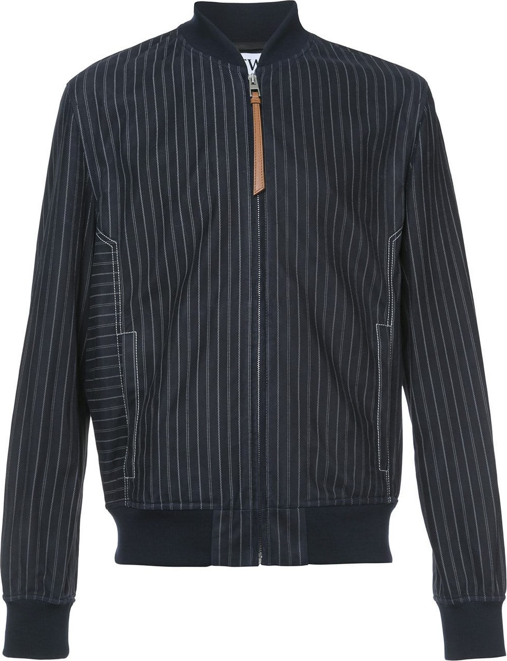 LOEWE striped bomber jacket