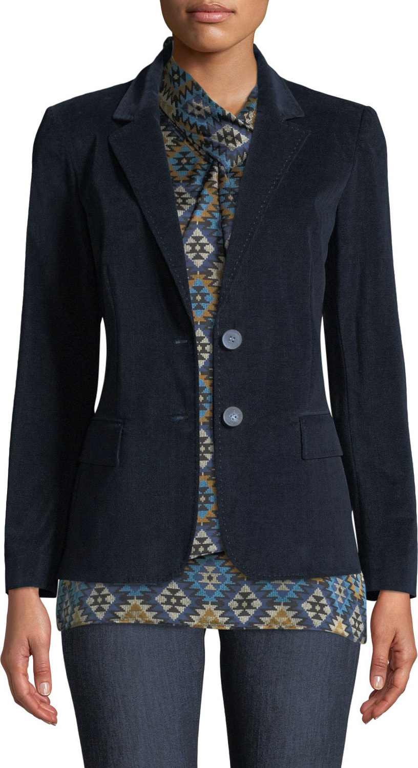 Lafayette 148 New York Camden Curated Corduroy Blazer Jacket