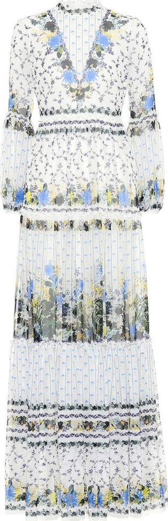Erdem Cassandra floral silk dress