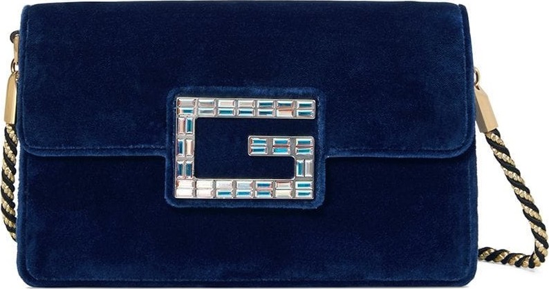 Gucci blue Shoulder bag with Square G