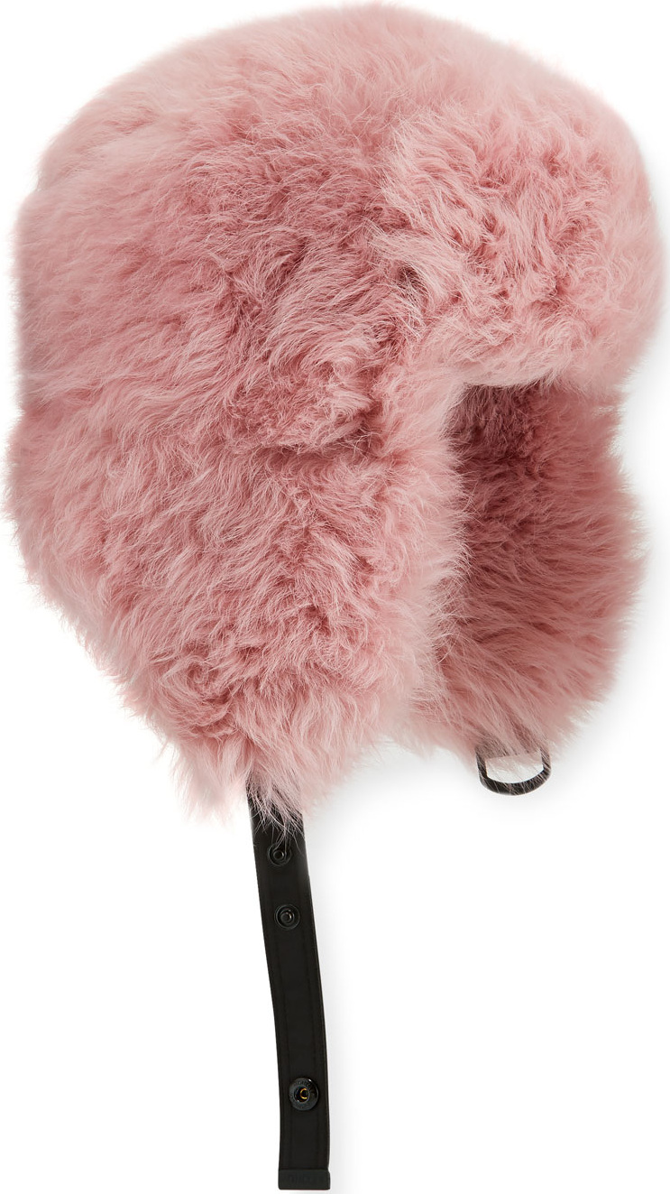 Moncler Shearling Aviator Hat