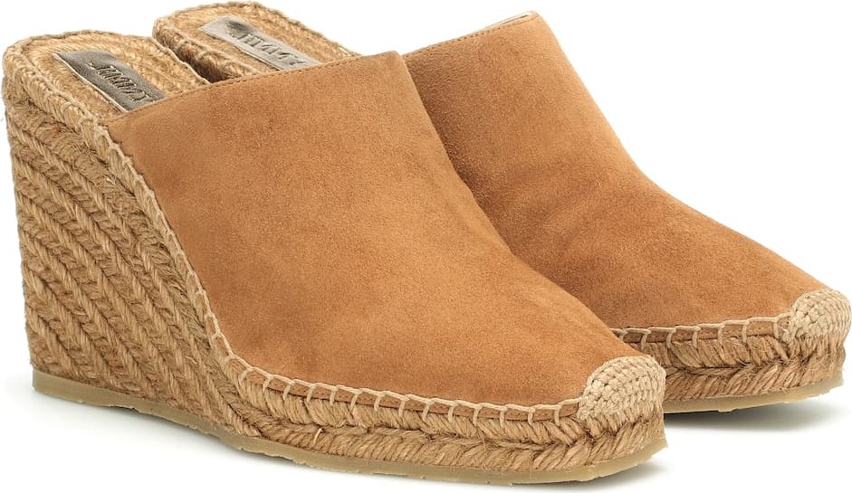 Jimmy Choo Dalisay suede espadrille mules