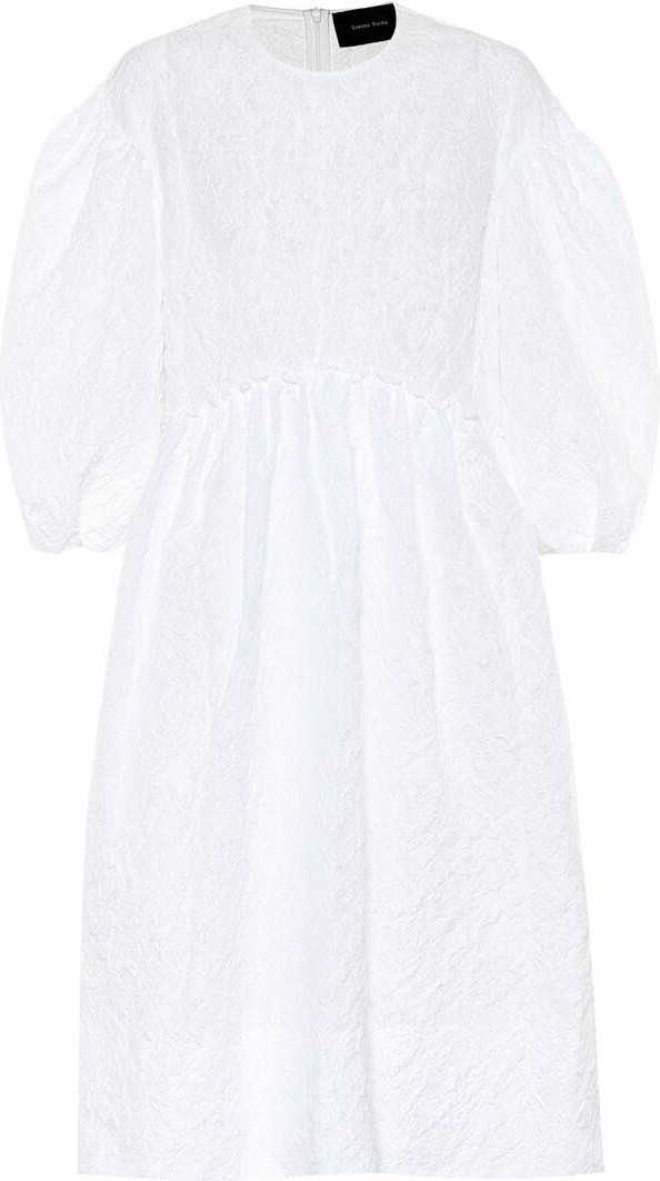 Simone Rocha Floral-embossed dress