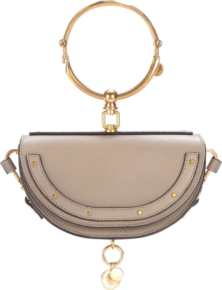 Chloe Nile Minaudière leather crossbody bag