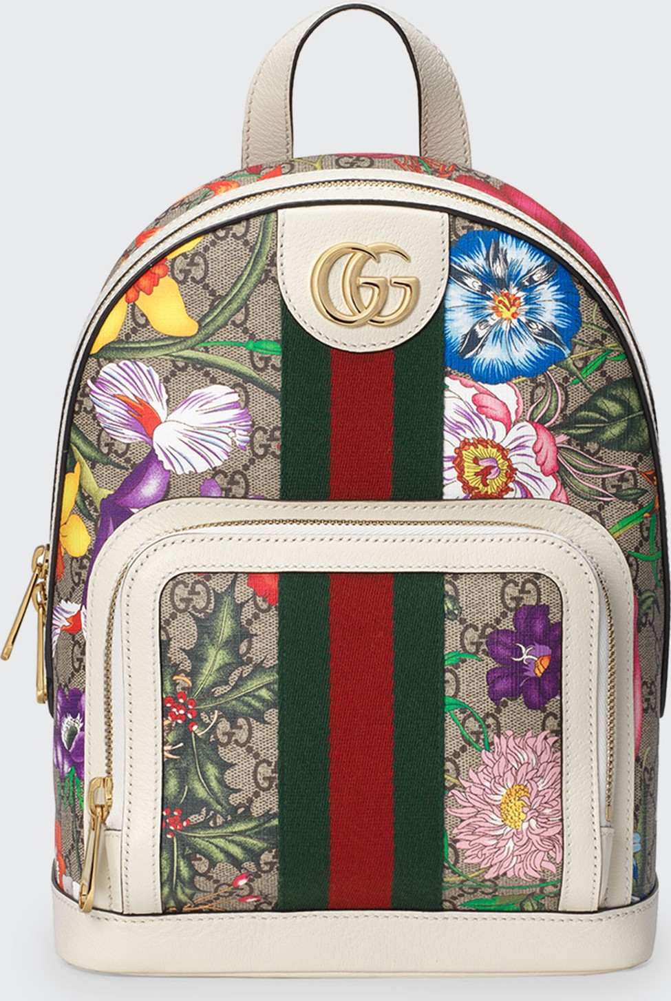 Gucci Ophidia Small GG Supreme Flora Backpack