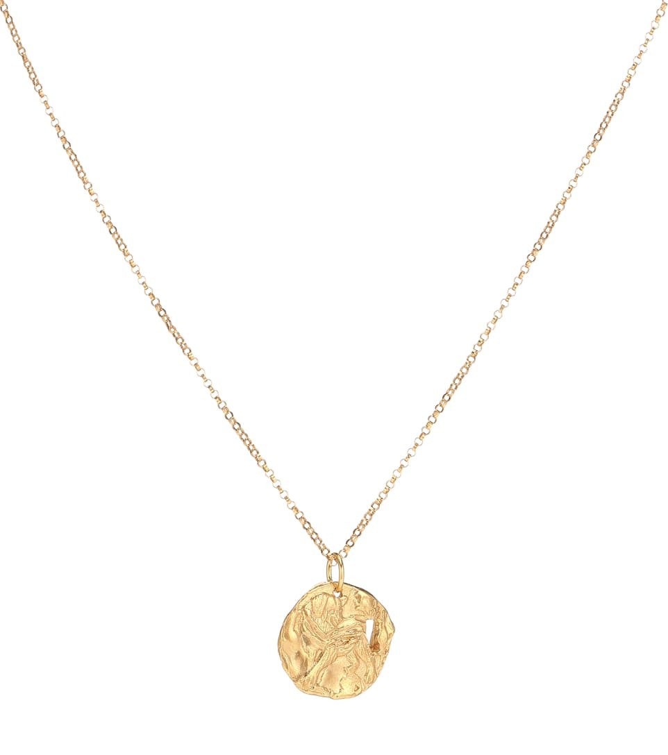 Alighieri Collier Year of the Dog 24kt gold-plated necklace