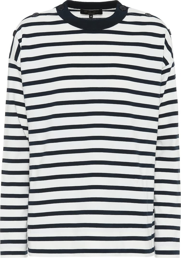 Loro Piana Striped cotton top