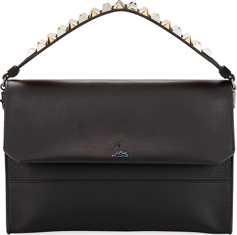 Christian Louboutin Loubiblues Paris Calf Clutch Bag