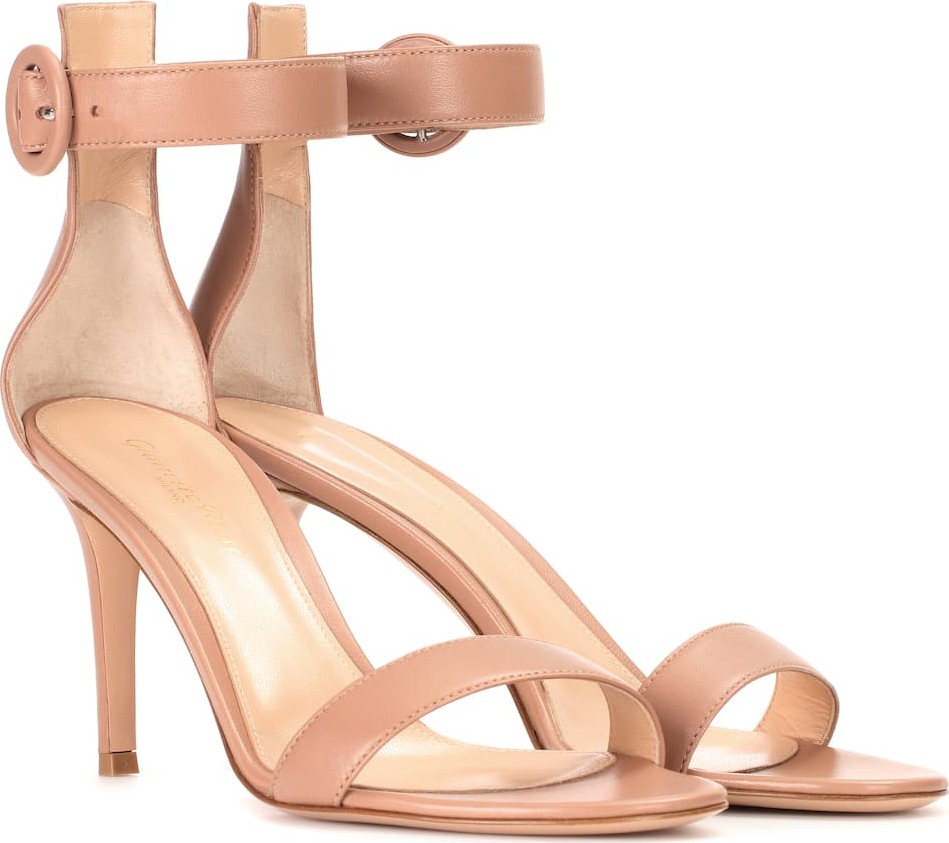 Gianvito Rossi Exclusive to Mytheresa – Portofino 85 leather sandals