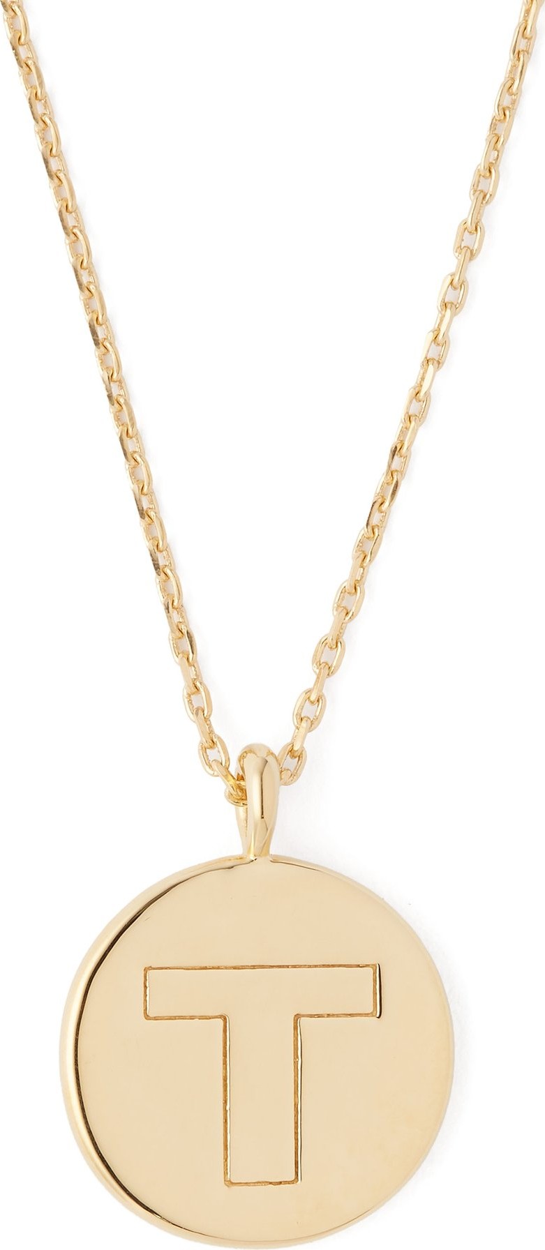 Theodora Warre L-charm gold-plated necklace