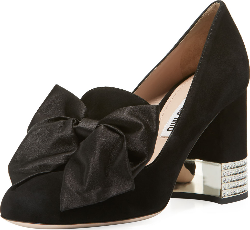 Miu Miu Decollete Pumps with Bow