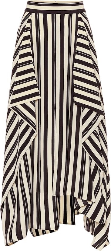 LOEWE Striped maxi skirt