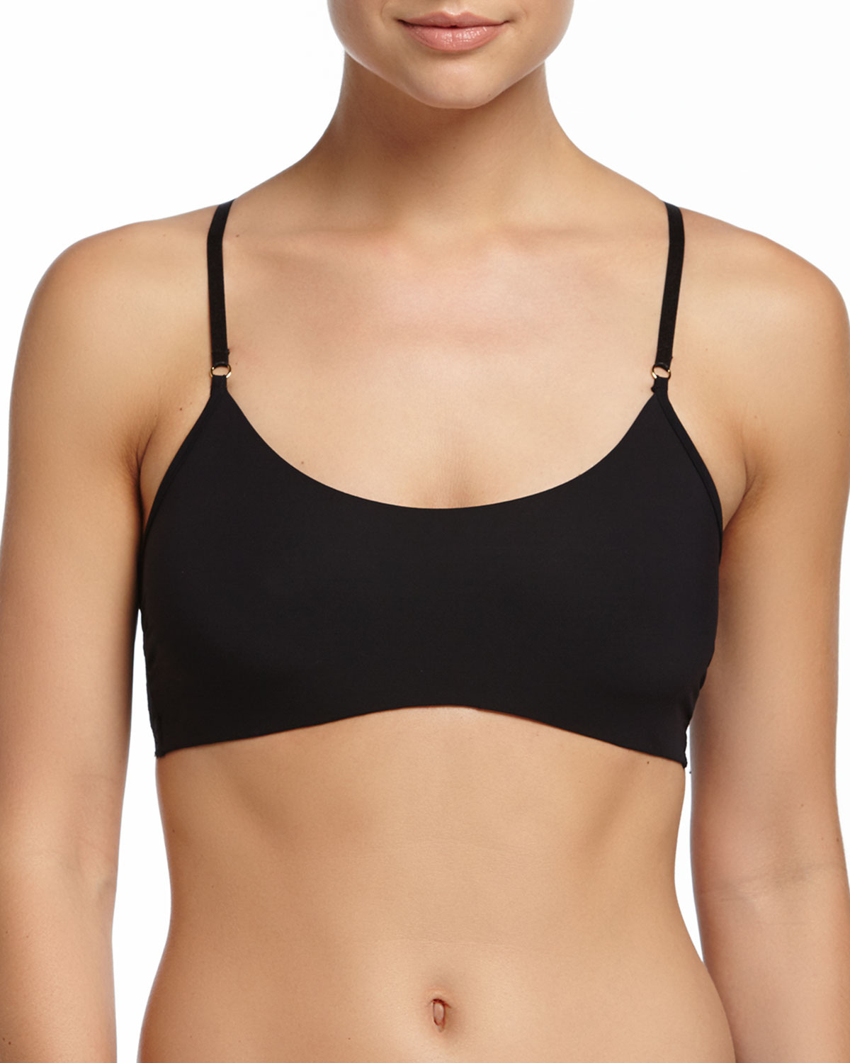 Commando Double Take Racerback Soft Bra, Black