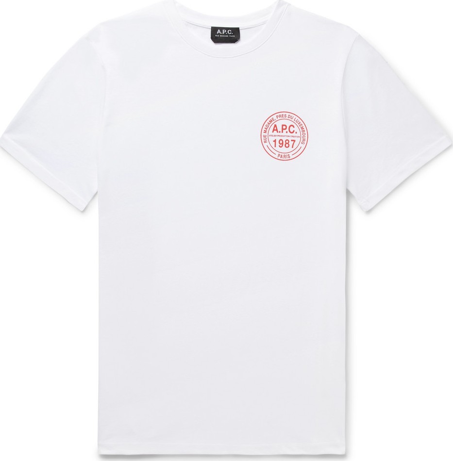 A.P.C. Ollie Logo-Print Cotton-Jersey T-Shirt