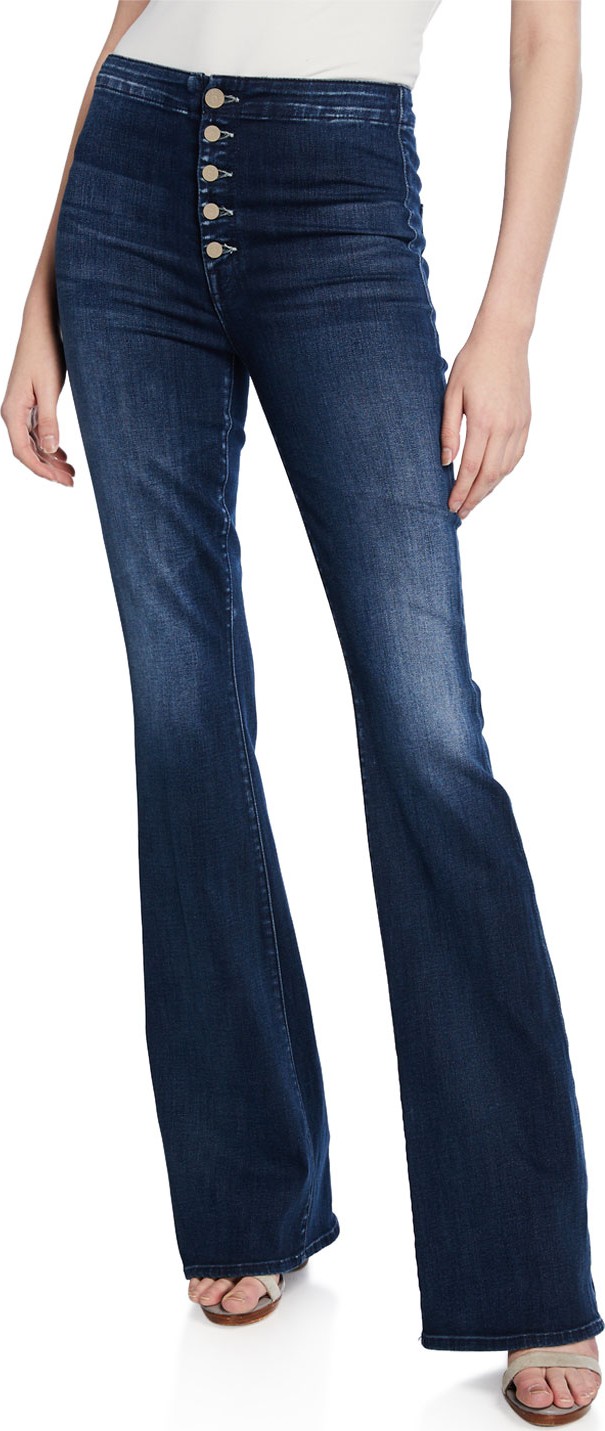 MOTHER The Hollywood Pixie Cruiser Flare Jeans