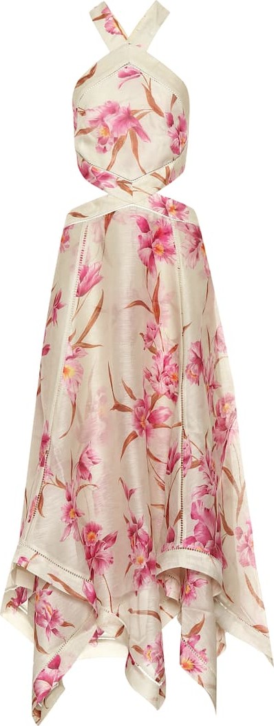 Zimmermann Corsage linen and silk dress