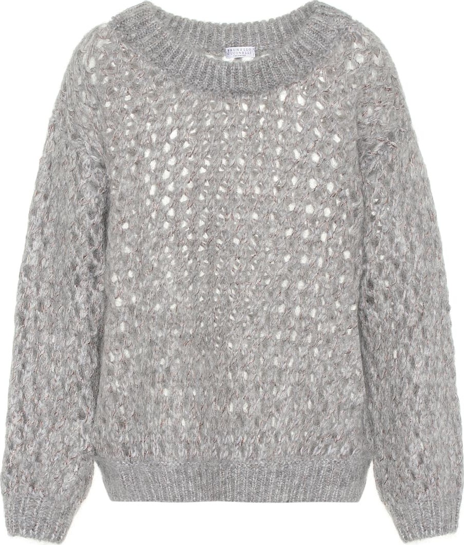 Brunello Cucinelli Mohair and cashmere-blend sweater