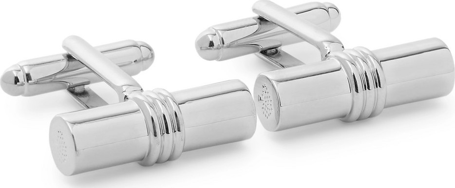 Mulberry Bar Silver-Plated Cufflinks