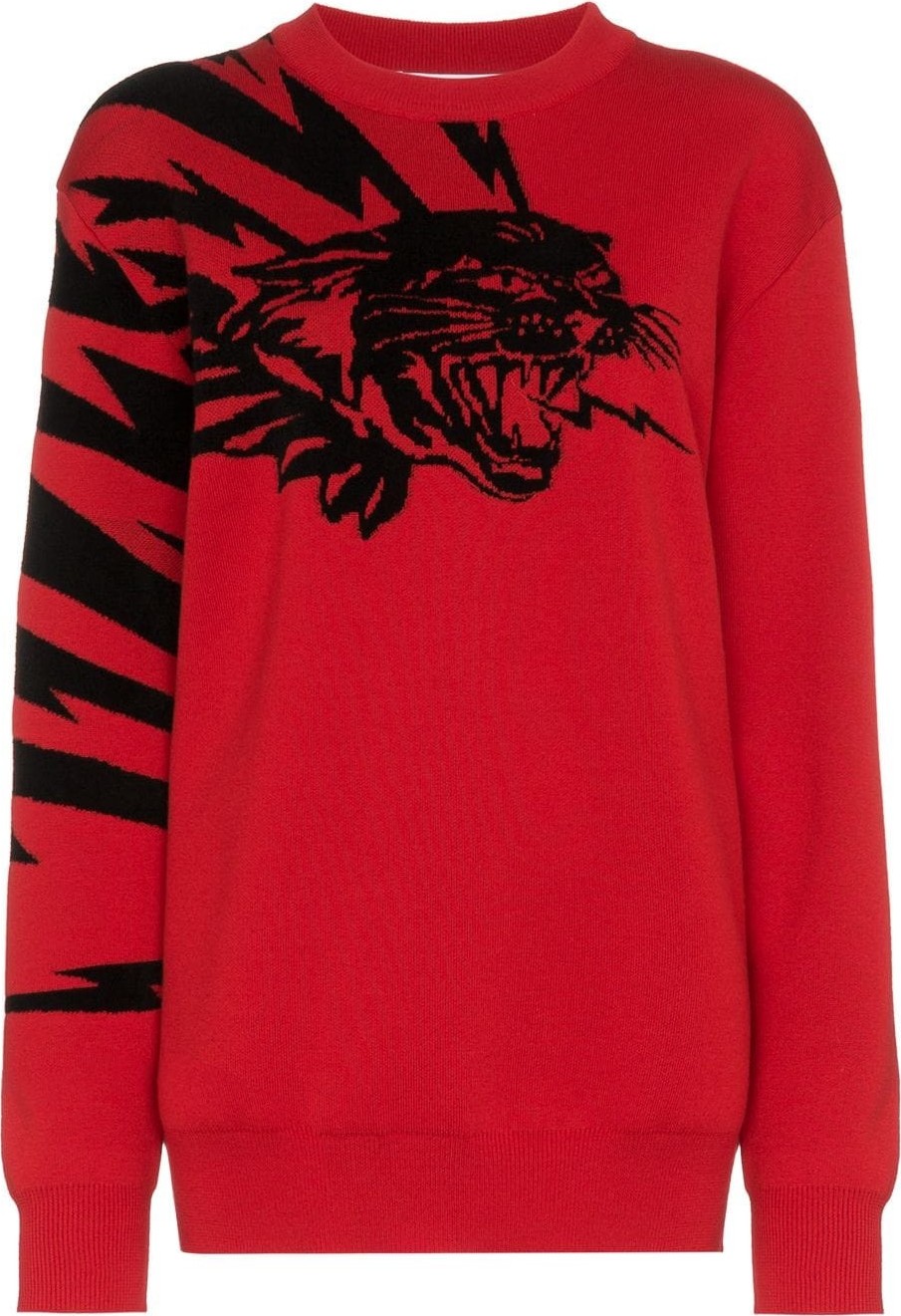 Givenchy flying cat jacquard jumper