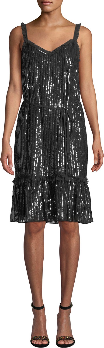 Needle & Thread Gloss Sequin Cami Dress