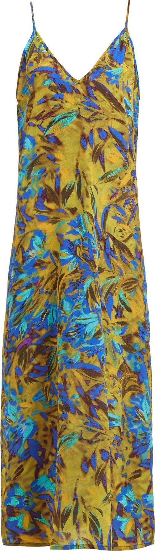 Raey UV floral-print silk slip dress