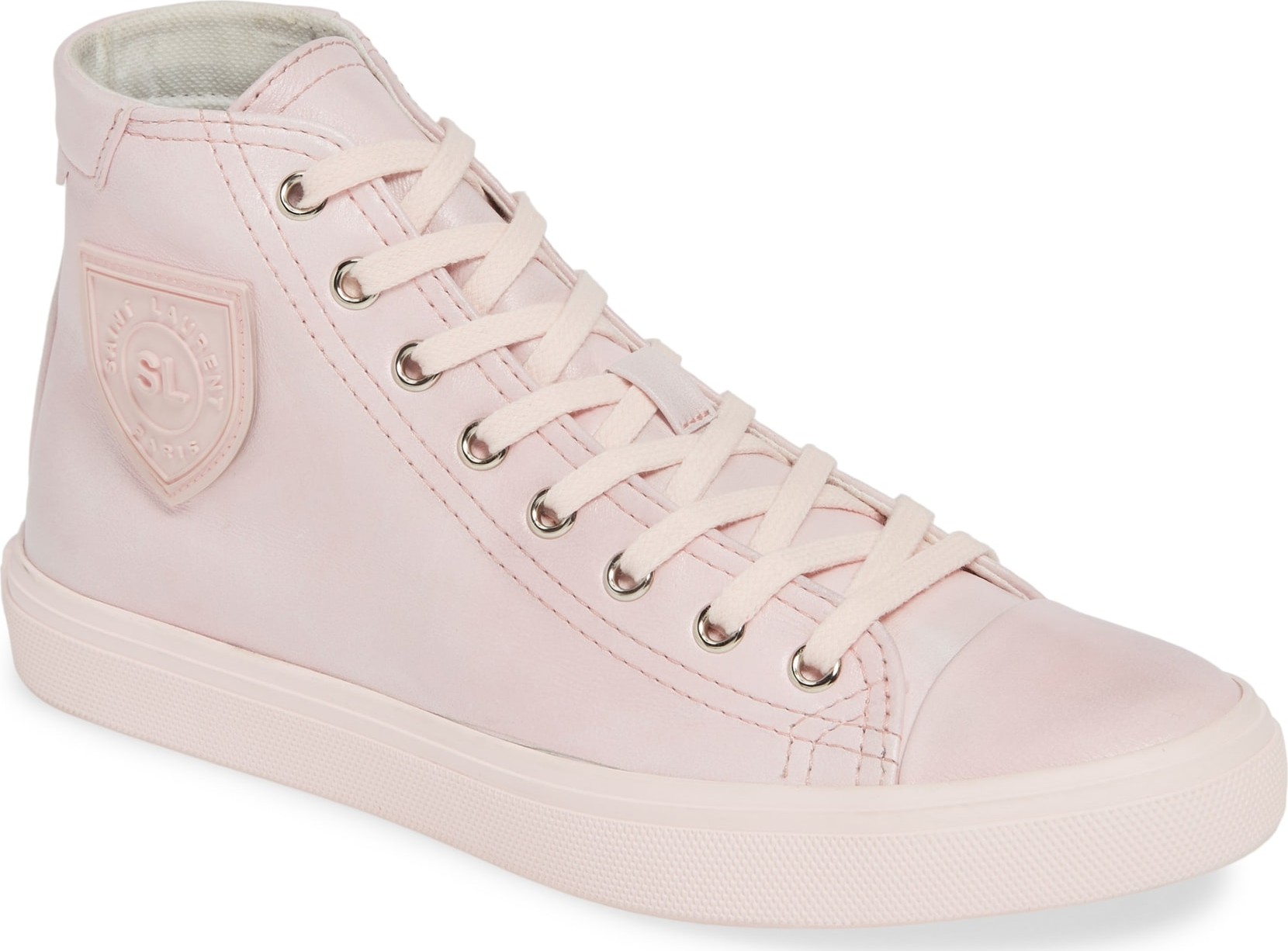 Saint Laurent Bedford Emblem High Top Sneaker