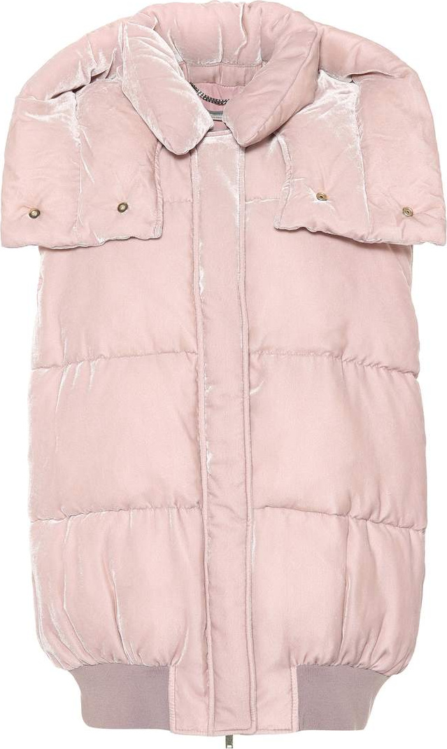 Stella McCartney Velvet quilted vest