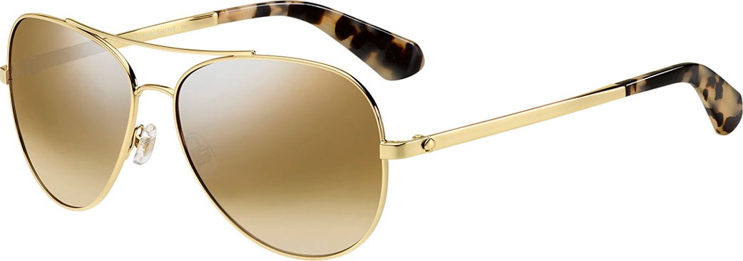 Kate Spade New York avaline mirrored aviator sunglasses