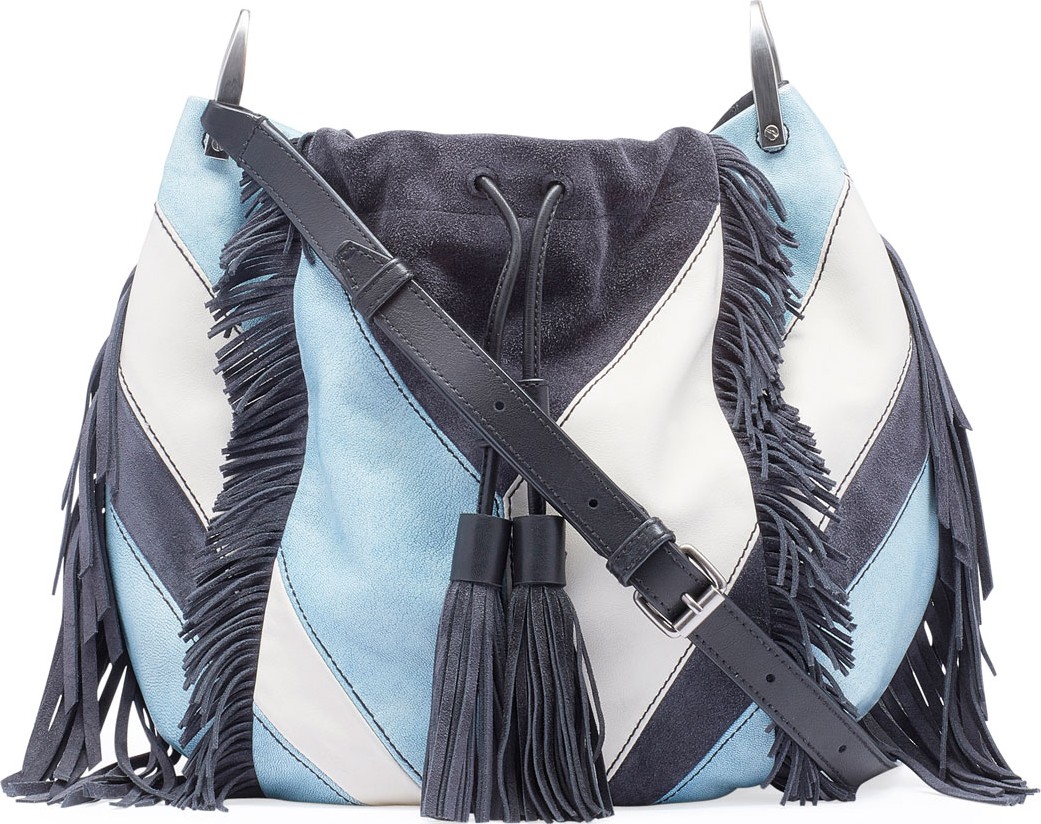 Isabel Marant Jeeba Jean-Like Patch Shoulder Bag