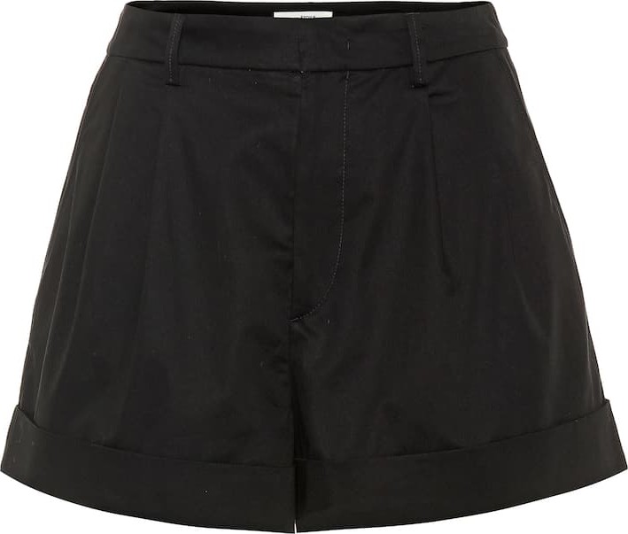 Isabel Marant Etoile Olbia high-rise cotton shorts