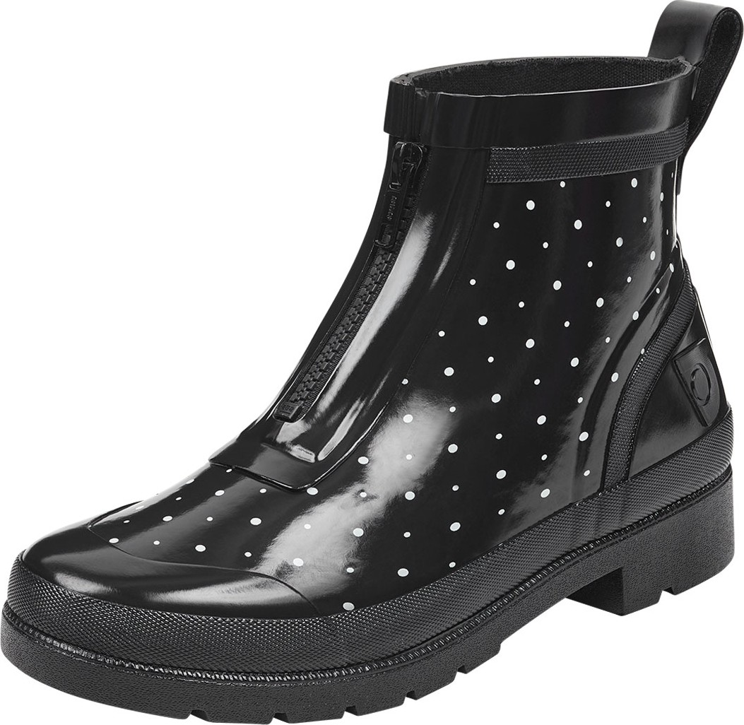 Tretorn Lina Zip Dotted Rubber Rain Boots