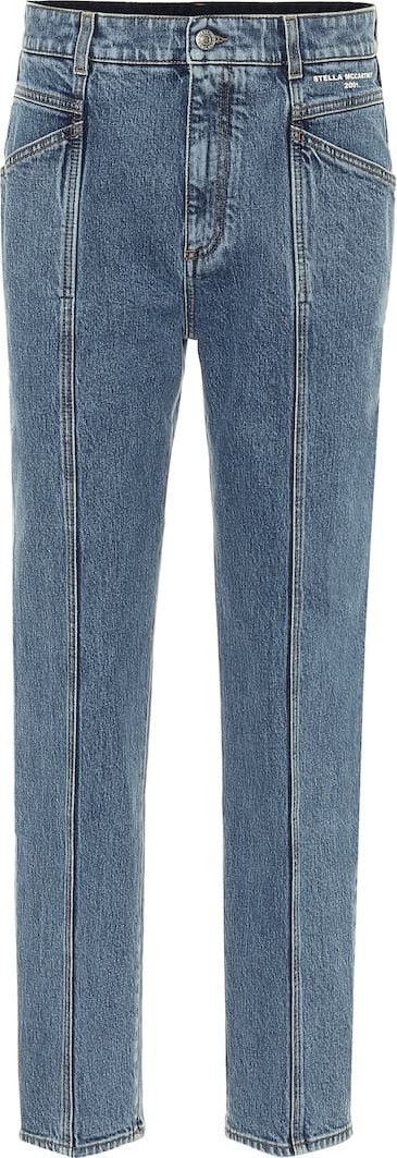 Stella McCartney High-rise stretch-denim slim jeans