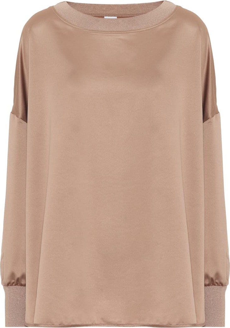 Max Mara Leisure Canada satin sweater
