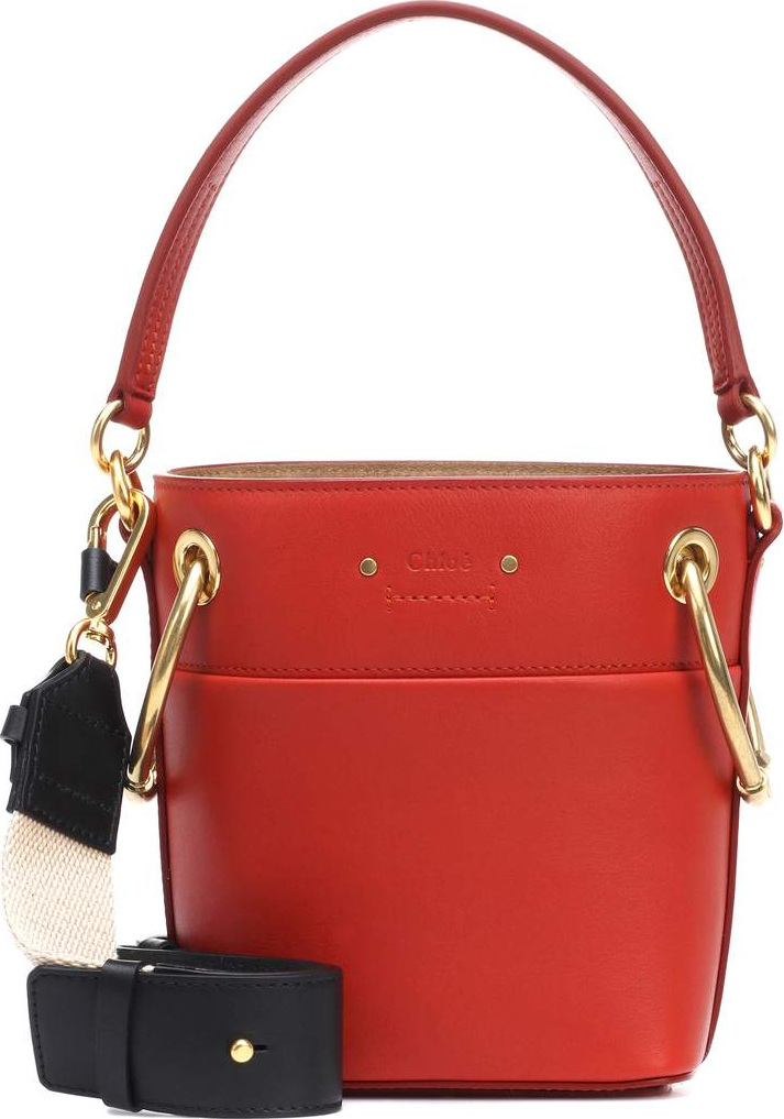 Chloe Mini Roy leather bucket bag
