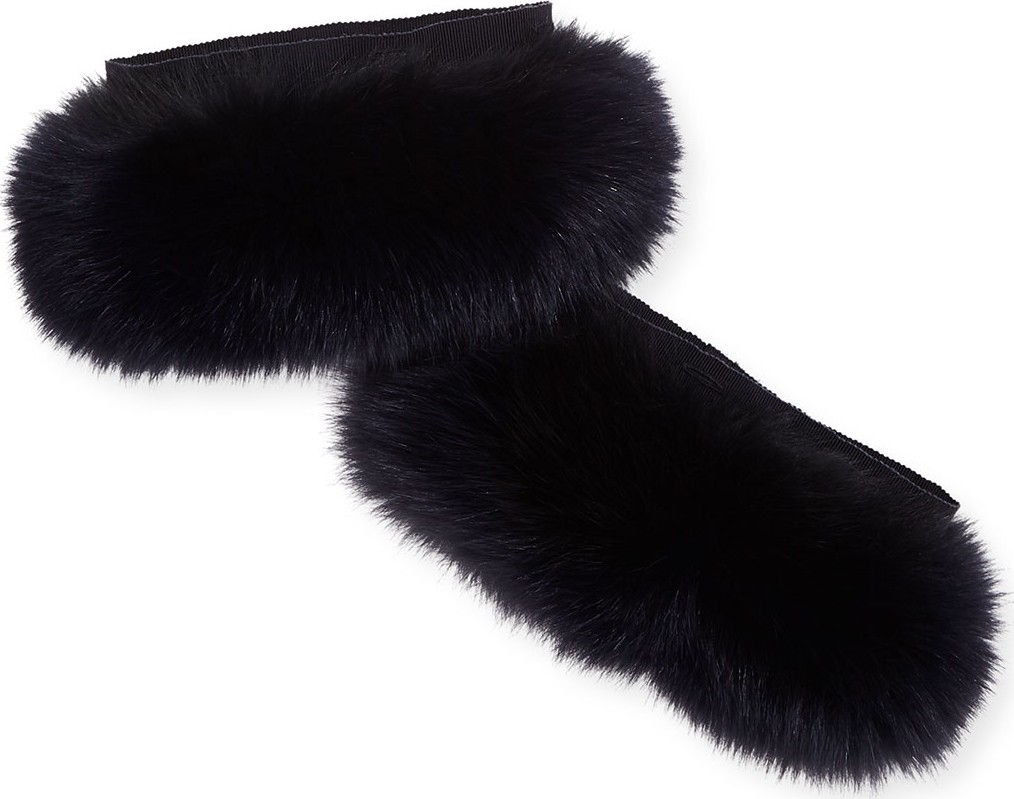 Max Mara Here is the Cube Collection Susanna Detachable Fur Cuffs