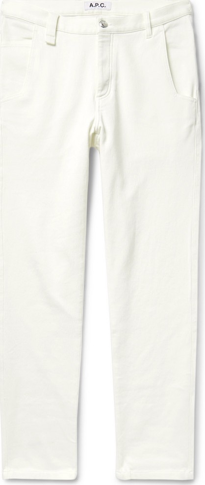 A.P.C. Ribbed Stretch-Cotton Jeans