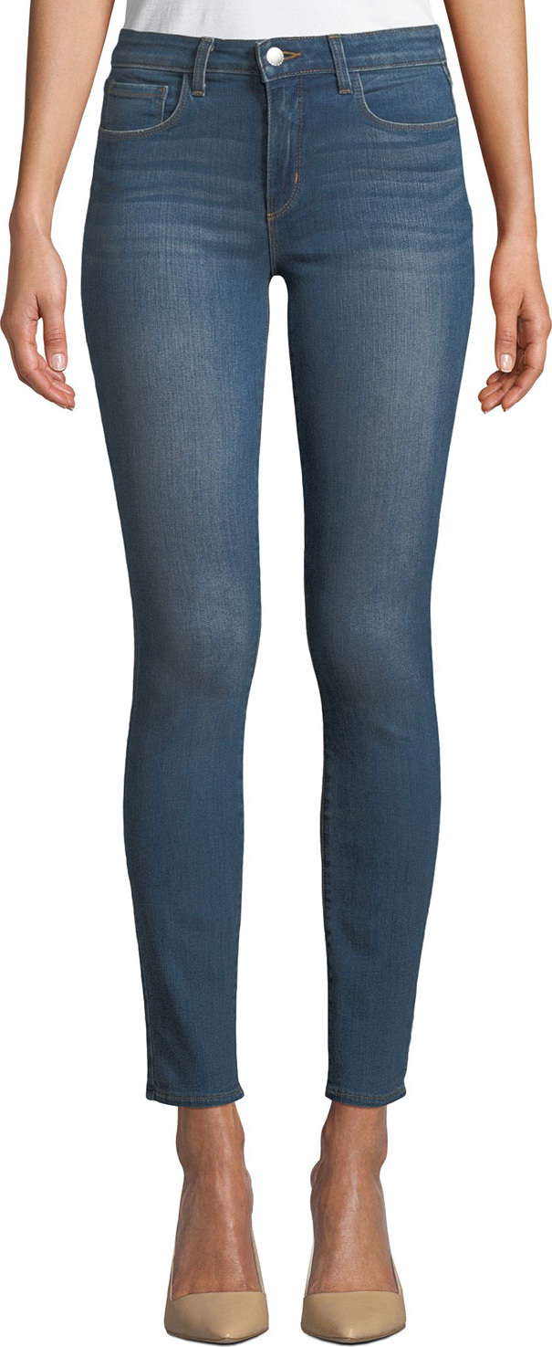 L'AGENCE Tilly Mid-Rise Slim Straight-Leg Jeans