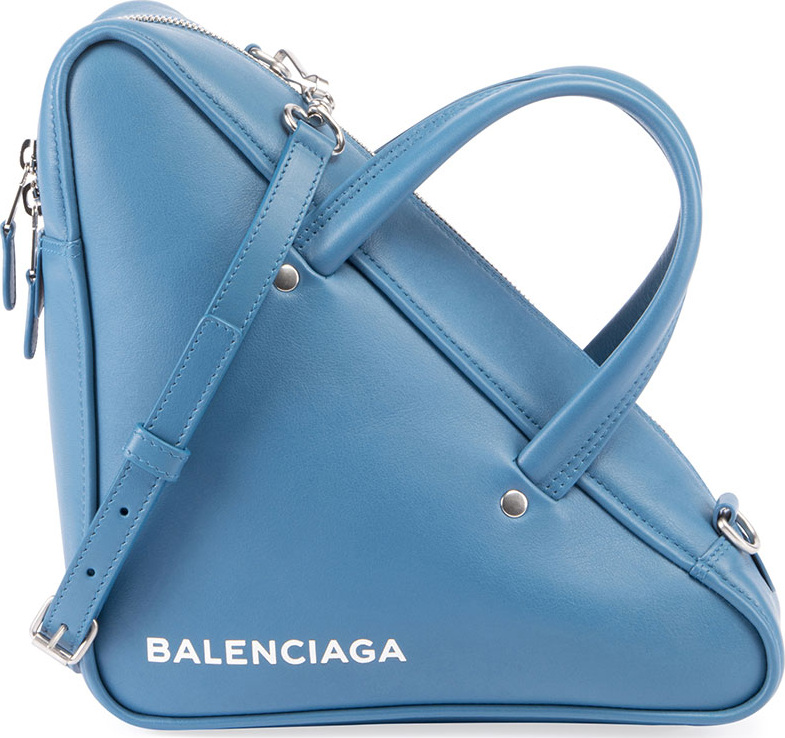 Balenciaga Triangle Duffel Small Leather Bag