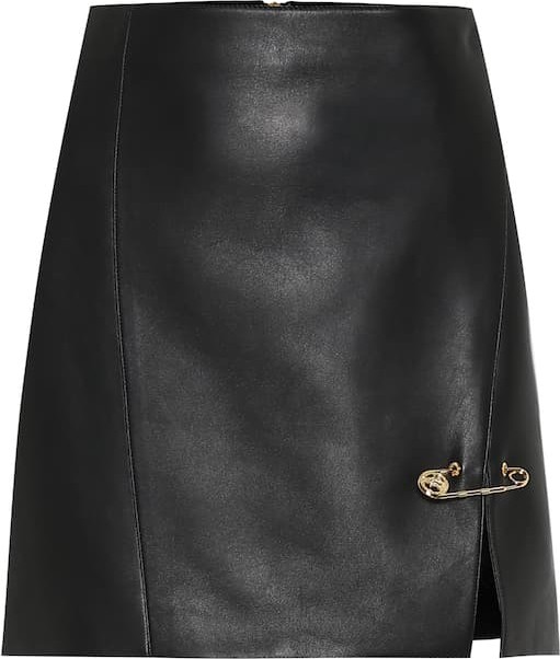 Versace Leather miniskirt