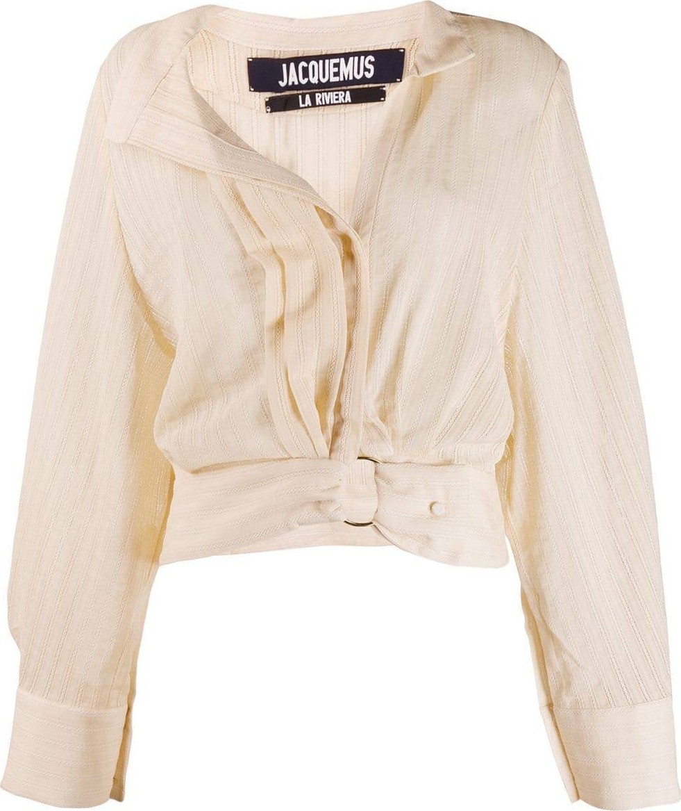 Jacquemus belted waist shirt