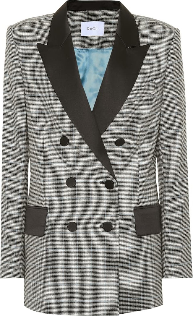 Racil Audrey checked wool blazer