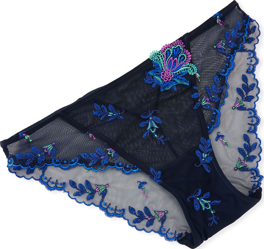Lise Charmel Foret Embroidered Lace Italian Briefs Lise Charmel Foret Embroidered Lace Italian Briefs