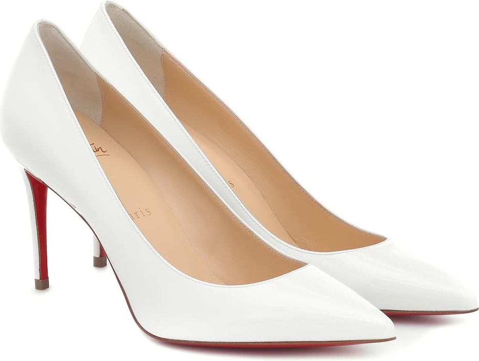 Christian Louboutin Kate 85 patent-leather pumps