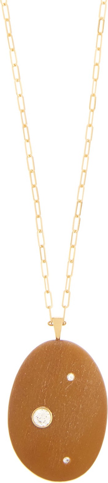 Cvc Stones Steady diamond & 18kt gold necklace