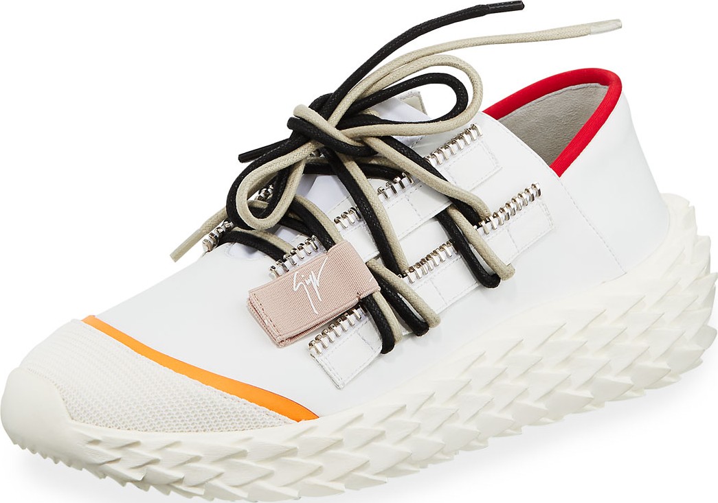 Giuseppe Zanotti Urchin Mixed-Media Platform Sneakers