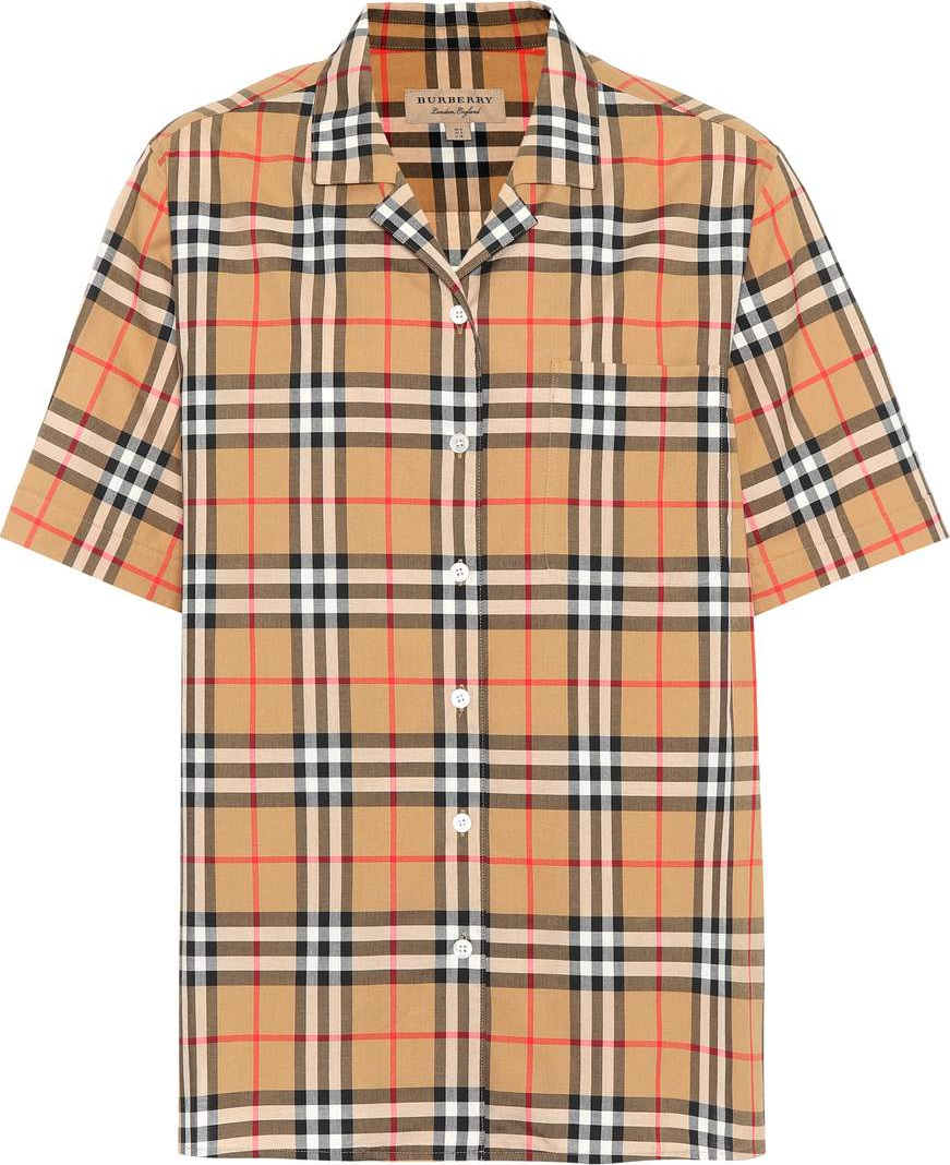 Burberry London England Short-sleeve check shirt