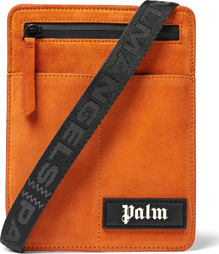 Palm Angels Suede Messenger Bag