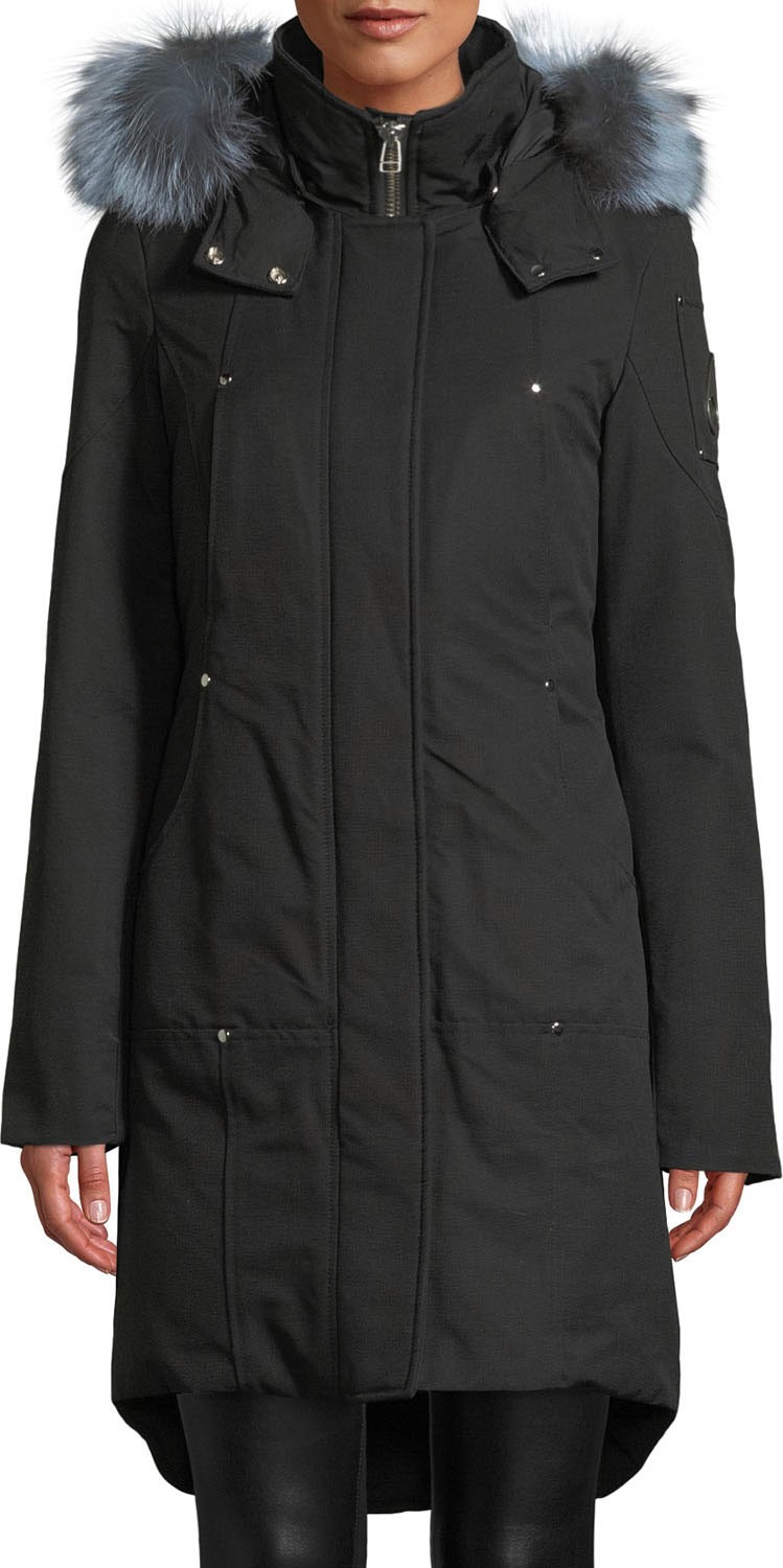 Moose Knuckles Ivex Valley Parka Coat w/ Fur Hood