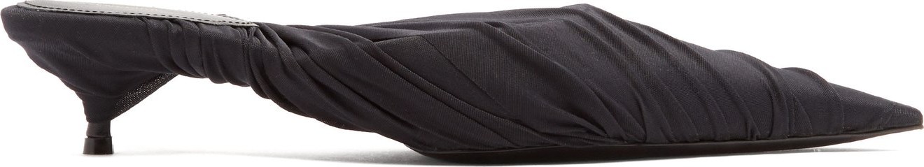 Balenciaga Knife draped mesh mules