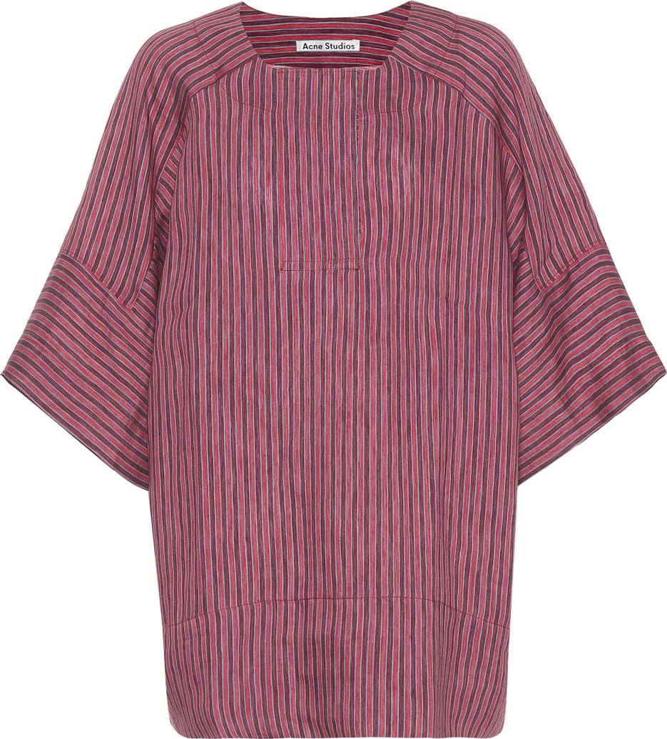 Acne Studios Lhena linen-blend top